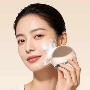 2026 Latest Private Mold Hand Held Facial Beauty Device Sonic Cleansing EMS Lifting Brush LED Light Therapy UV Sterilizer