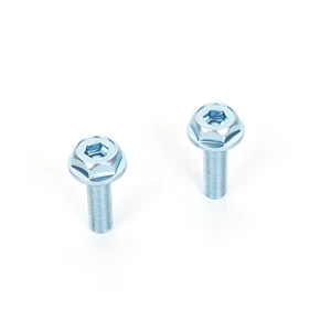 OEM 10B21Steel Zinc Plated Coarse Thread Class 8.8 Flange Hex Socket Screw Bolt for EV Car Reverse Parking Radar Sensor Bracket