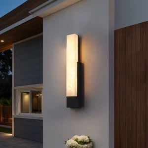 Waterproof Indoor/Outdoor LED Wall Lamp Bedroom Living Room Corridor Hotel IP65 Rating Garden Use Square Stainless Steel 3-Year