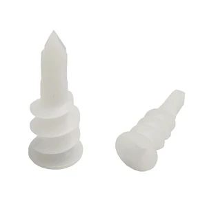 40mm Plastic Self-Drilling Drywall Anchor Expansion Screw with Wall Plug Cable Clips Product Category