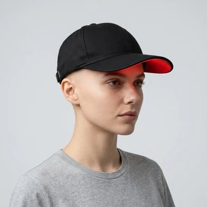 Wireless EMF-Free Led Light Therapy Hat 660nm 850nm 136 LEDs Timing Dimming Pulse Red Light Therapy Cap