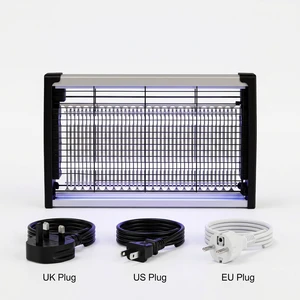 Commercial Dual-Tube Fly Zapper for Food Industry, 6W/8W/12W LED Mosquito Killer Wholesale, CE/RoHS Certified Stable Supply