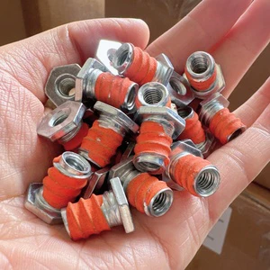 Industrial Grade Self-locking Adhesive Internal External Thread Nut Stainless Steel Threaded Bushing for Laboratory Apparatus