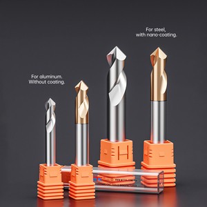 Weitol Spot Drill Carbide Stub Center Bit 90 Degree Chamfer Location Prepare Guide Pilot Hole CNC Machine Tool