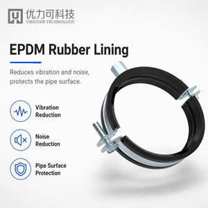 Pipe Clamp and Tube Clamp with Pipe Fixing Clamp for HVAC Pipe Support Applications