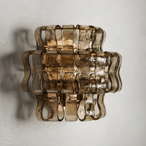 New Home Decoration Products Glass Wall Lamp Internal Wall Lights for Hotel Living Room Hallway
