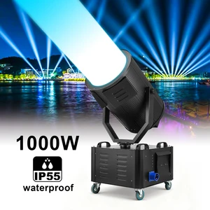 Payton High-Power 1000W/2000W/3000W/4000W/5000W Xenon Sky Searchlight Ceiling-Mounted IP55 Aluminum 6000K Daylight 15 Beam Angle