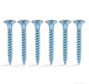 Blue White Zinc Countersunk Head Self Tapping Drywall Screw for Gypsum Board