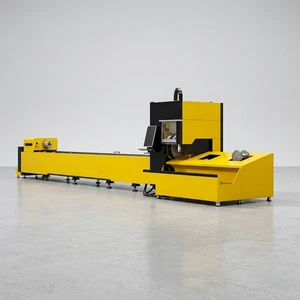 Factory Sale Laser Tube Cutting Machine Cnc Simple Fiber Laser Tube Cutting Machine 120mm Chuck Laser Pipe Cutting Machine