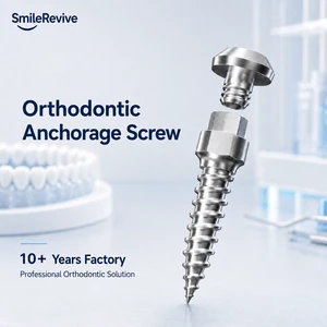 Titanium Orthodontic Anchor Screw Mini Dental Implant Self-Tapping TAD Surgical Anchorage Pin for Braces Appliance Fixation