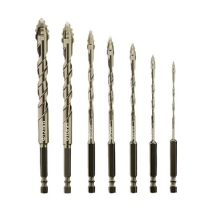 OEM Multi-function Four-Flute Serrated Drill Four-blade High-Speed Heavy-Duty Cross Drill Bit for Porcelain Concrete Drilling