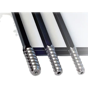 Precision Machined Forged Carbon Steel Threaded Drill Pipe Durable Drilling Tool for Coal Mining