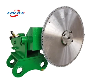 Excavator Hydraulic Tree Saw Cutting Log Hydraulic Disk Saw