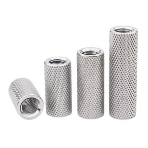 M8 12*15 M8 12*20 M8 12*25 M8 12*30 M8 12*40 Stainless Steel 304 Knurled Nut Extended Cylindrical Nut 5pcs