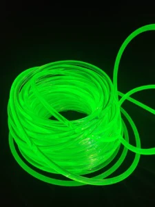 Long Distance RGB LED Plastic Optic Fiber Lights Soft Transparent Luminescent Strip IP68 Waterproof ROHS/CE Certified Dimmable
