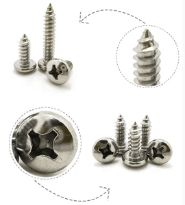 Stainless Self Tapping Screw Set - Corrosion-Resistant Food-Grade Steel, Multi-Size Heavy-Duty, Supply for Industrial