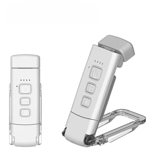 LED Clip Reading Light Touch Rechargeable Portable Foldable Eye Protection Lamp for Reading Room Adjustable Color Temperature