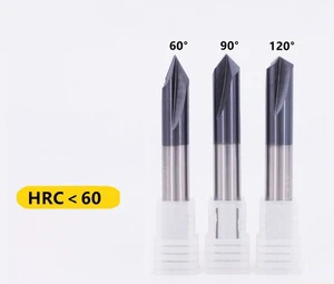 60/90/120 Solid Carbide Chamfering Center Drill Bit with TIALN Coating 3-12mm for Steel/Stainless Steel/Cast Iron Hardening