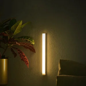 Modern LED Cabinet Lighting Sensor USB Remote Control Warm White (3000K) Aluminium Crystal Shade Closet Kitchen Indoor Use