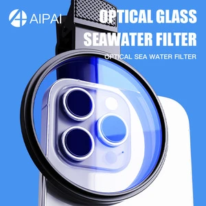 AIPAI Aquarium Polarizing Optical Filter for Saltwater Tank, True Coral Color Restoration Professional Light Filter Coral Color