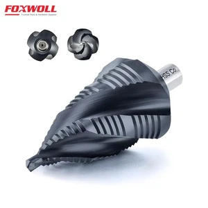 High Speed Steel M35 Multi-slot Step Drill Bit Drilling Tool