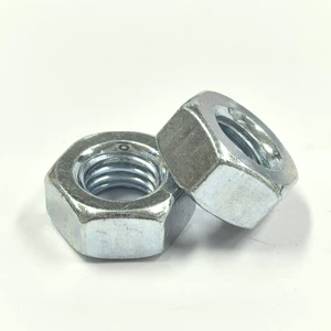 GB6170 BOLTCH CNC Machined Hex Nut M2.5 Metric Fine Thread Grade 10 DIN934 Right Hand Fully Threaded Automotive Zinc Plated