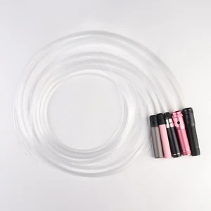 360 Swivel Fiber Optic Led Light Space Whip Fire Wand Pixel Rave Fiber Optic Whips for Festival Gift Dance for Performance