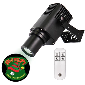 80W IP67 Outdoor LED Advertising Gobo Projector Light Customizable Logo Floor Lamp CE Certification Waterproof Sign Projector