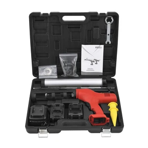 300ml Electric Silicone Sealant Gun 600ml Sausage Glue Gun for Filling/ Sealing with Rechargeable 2 Battery & 1 Charger