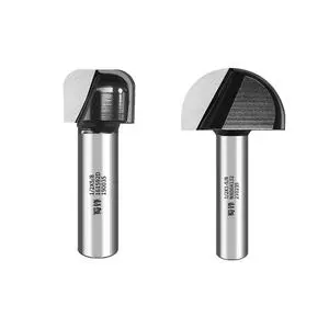 Nose Woodworking Milling Cutter Core Box Router Bit for Carving Grooving Slotting-Tool for Wood Veneer Furniture Cabinetry