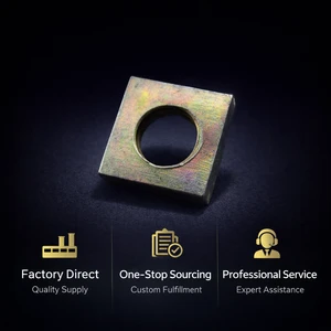 Square Thin Nut DIN 562 M3 Class 4/6/8/10/12 Fully Threaded Self-Locking Metric Nut for Pipe Nipple (Gas Installation)