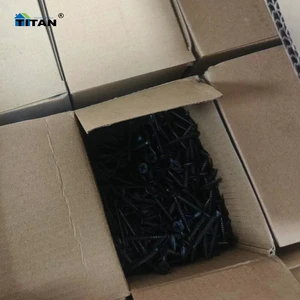 China Galvanized Gypsum Board Golden and Black Collated Drywall Screw 1 1/4 Boxes for Drywall