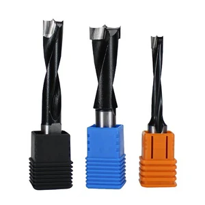 Yingba Two Flute Row Drill Woodworking Drill Bits Alloy Hole Opener Router Bit for Wood Carbide Row Drill Head