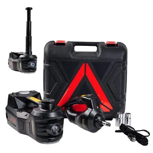 DC12V 5 Ton Electric Car Jack With Impact Wrench And Tire Inflator Pump 3 In 1 Portable Car Jack