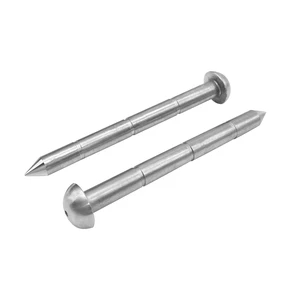 High Hardness 12cm Stainless Steel Nail Surveying Nail Settlement Observation Measuring Spike