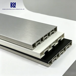 Modern Kitchen Cabinet Baseboard Decorative Panel Cabinet Skirt Board Black Thickened PVC Double-layer Polished Eco-Friendly