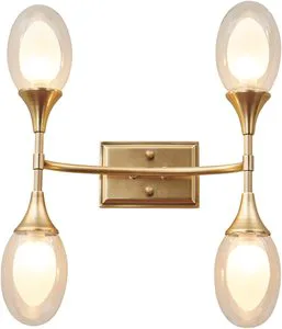 High Quality Interior Wall Light Lamp Double Bulb Sconce Bathroom Light Fixtures Luxury Lighting Lamp