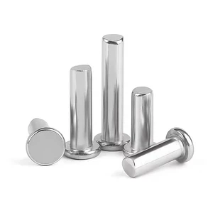 4.8Mm Stainless Steel Micro Rivets DIN Standard Flat Head Rivets 304 316 for Ski Boots & Shoes Closed Metal Standard Rivets