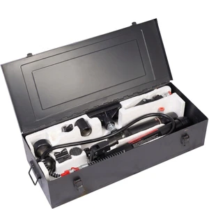 20 Ton Heavy Duty Split Hydraulic Jack Kit with 385mm Max Height Iron Storage Box for Auto Repair & Construction