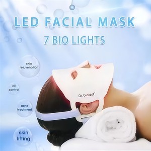 4D Red Light Therapy LED Face Facial Mask Wireless 7 Color Silicone Mask for Skin Care
