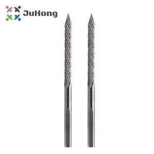 1 Pair 3mm Super Hard Solid Carbide Cutter Rotary Burrs Carbon Steel Drill Bit Pneumatic Drill Bit Patch Plug Tire Repair Tool