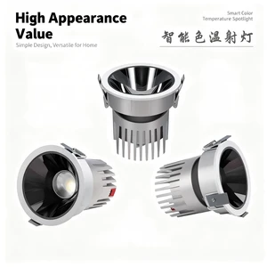 UIOT D1 Zigbee Wireless Anti-Glare Spotlight Full Spectrum Dimmable Downlight Color Adjustable Villa Smart Dimmable Spotlight