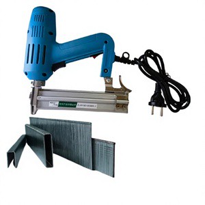 Industrial & DIY Grade Electric Stapler Nail Gun 300Pcs U Stapler with Framing Tacker