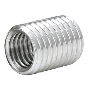 Factory Direct 304 Stainless Steel Inner and Outer Teeth Nuts Screw Thread Sheath Threaded Bushing