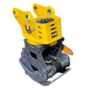 Excavator Hydraulic Chainsaw Log Grab Log Grapple Saw Attachment Fits CAT 312 320 Kubota with 360 Degree Rotation