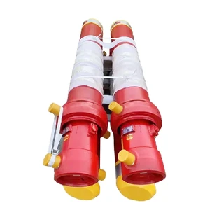 Factory Price Large Bore Hydraulic Piston Lifting Cylinder With Bearing for Mining Tipper Equipment 100% Tested Before Shipment