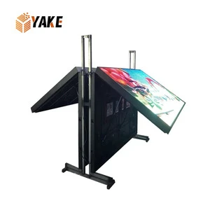 Yake Outdoor Full Color Double Sided LED Display Screen Message Digital Advertising LED Sign Board for Store and Shopping Mall