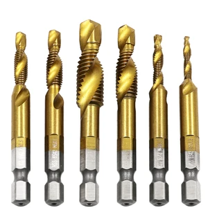 6542 Hex Shank Hand Tap HSS Screw Spiral Point Metric Core Drill Bits M3-M10 For Well Drilling