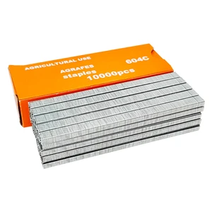 China Wholesale High Quality Staple Nails Furniture Staple Galvanized Agrafe Collated Code Staples