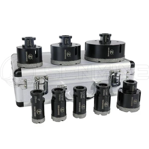 SENMINE Multipurpose Vacuum Brazed Diamond Hole Saw Core Drill Bit Set for Marble Porcelain Tile Fast Drilling